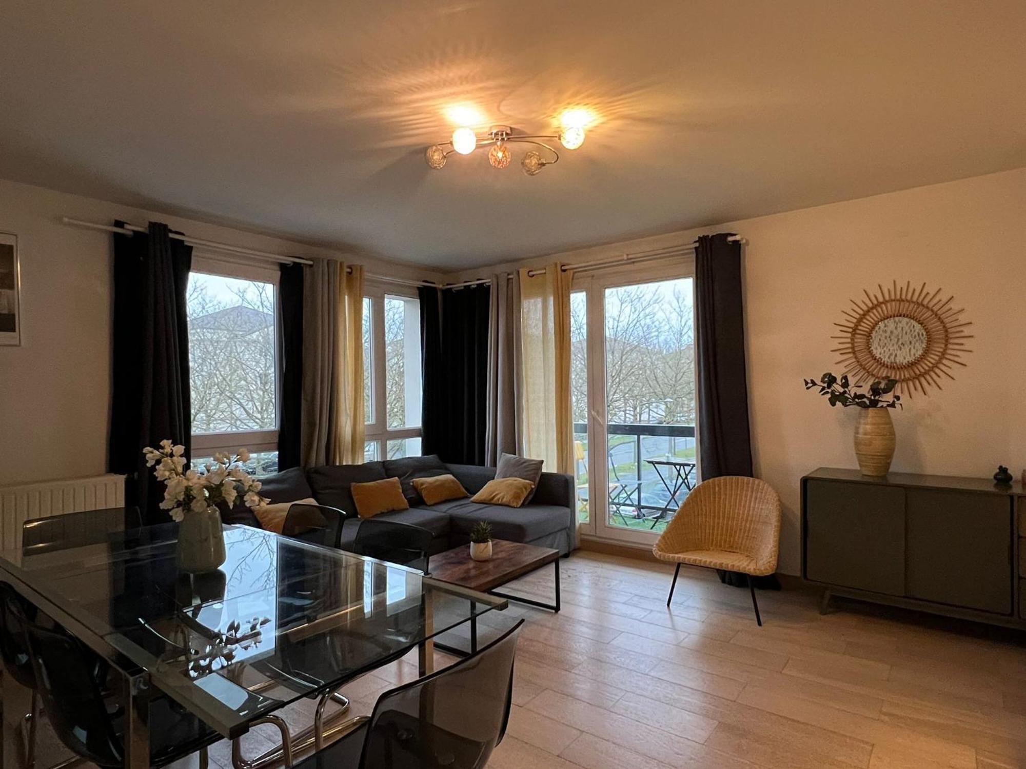 Beautiful T4 Appartement 8 Personnes Proche Disney Parking Prive Bussy-Saint-Georges Ngoại thất bức ảnh